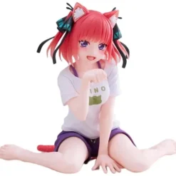 TAITO Figure*Desktop Cute The Quintessential Quintuplets Nino Nakano Cat Room Wear Figure