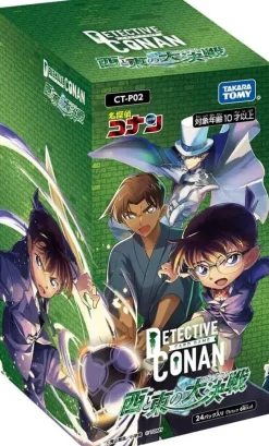Takara Tomy Cards*Detective Conan Great Battle Between West And East CT-P02 Booster Pack Box TCG