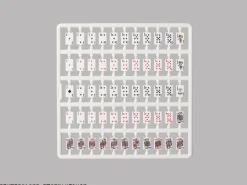 DIG Pripra Figure Games Playing Cards 1/12 Model Kit JAPAN OFFICIAL