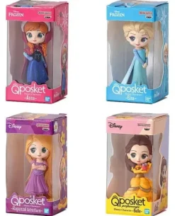 Bandai Disney Character Q posket Miniature Collection 2 Figure Complete Set Capsule Toy