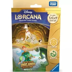 Takara Tomy Disney Lorcana Amber Emerald Into the Inkland Starter Deck Japanese Ver. TCG