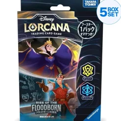 Takara Tomy Disney Lorcana Amber Sapphire Rise of the Floodborn Starter Deck Japanese TCG