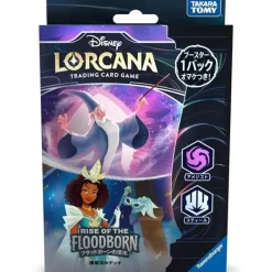 Takara Tomy Cards*Disney Lorcana Amethyst Rise of the Floodborn Starter Deck Japanese Ver. TCG