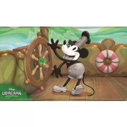 Takara Tomy Other Toys & Hobbies*Disney Lorcana Mickey Mouse Steamboat Pilot Playmat JAPAN OFFICIAL