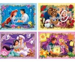 Ensky Disney Princess Puzzle Gum 8Pack Candy Toy JAPAN OFFICIAL