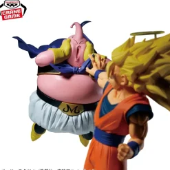 Banpresto Figure*Dragon Ball Z Match Makers Super Saiyan 3 Son Goku VS Majin Buu Figure Set of 2