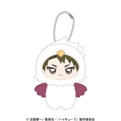 Ensky Plush Toy*Chimikemo Mascot Haikyuu!! 19. Wakatoshi Ushijima Plush Doll JAPAN