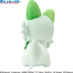 Ensky Plush Toy*Pokemon Mofumofu Arm Pillow Sprigatito Plush JAPAN OFFICIAL