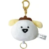 Ensky Plush Toy*Pom Pom Purin x Obungu to Issho Obungu San Plush Mascot with Reel JAPAN