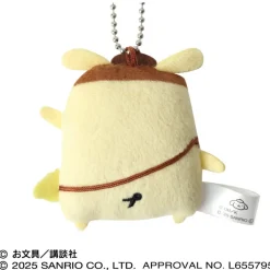 Ensky Pom Pom Purin x Obungu to Issho Purin-san Flat Plush Mascot JAPAN OFFICIAL