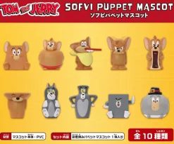 Ensky Figure*Tom and Jerry Soft Vinyl Puppet Mascot 10Pack BOX Figure JAPAN OFFICIAL