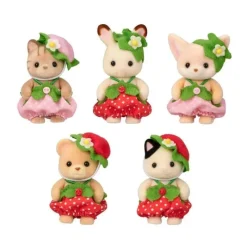 Epoch Sylvanian Families*Sylvanian Families baby doll Set Strawberry Doll JAPAN OFFICIAL