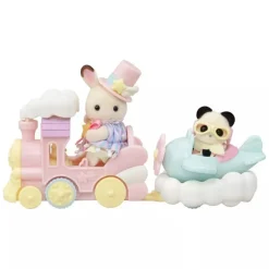Epoch Sylvanian Families Amusement Park Ride Set Train Airplane KO-79 JAPAN