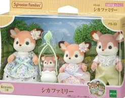 Epoch Sylvanian Families*Sylvanian Families Deer Family FS-53 Doll JAPAN OFFICIAL