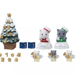 Epoch Sylvanian Families White Christmas Set JAPAN OFFICIAL