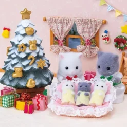 Epoch Sylvanian Families White Christmas Set JAPAN OFFICIAL