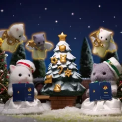 Epoch Sylvanian Families White Christmas Set JAPAN OFFICIAL