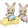 Epoch Sylvanian Families*Sylvanian Families Milk Rabbit Twins Baby U-88 JAPAN OFFICIAL