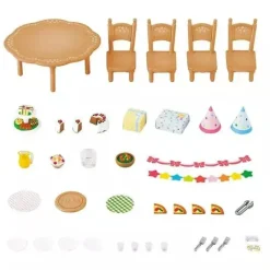 Epoch Sylvanian Families Furniture Home Party Set K-612 JAPAN OFFICIAL