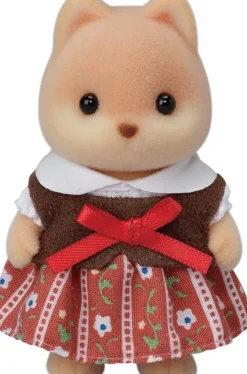 Epoch Sylvanian Families Caramel Dog Family FS-35 JAPAN OFFICIAL