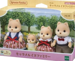 Epoch Sylvanian Families Caramel Dog Family FS-35 JAPAN OFFICIAL