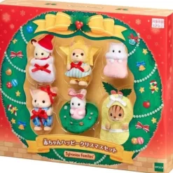 Epoch Sylvanian Families*Sylvanian Families Baby Happy Christmas Set JAPAN OFFICIAL