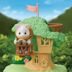 Epoch Sylvanian Families Doki Doki Exploration Set Latte Cat Siblings Doll KO-76