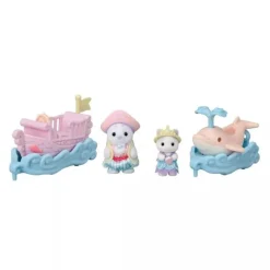 Epoch Sylvanian Families*Sylvanian Families Amusement Park Ride Set Boat and Dolphin KO-80 JAPAN