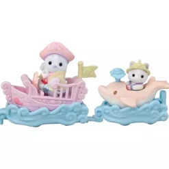 Epoch Sylvanian Families*Sylvanian Families Amusement Park Ride Set Boat and Dolphin KO-80 JAPAN
