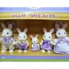 Epoch Sylvanian Families Hokkaido Calico Critters Lavender Rabbit Family JAPAN