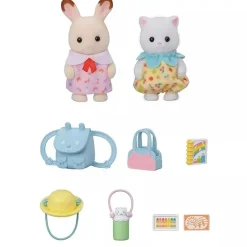 Epoch Sylvanian Families*Sylvanian Families Good Friend Baby Set Kindergarten S-73 Doll JAPAN
