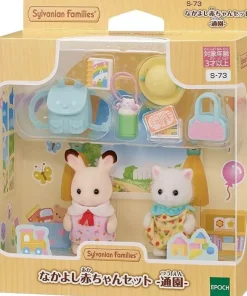 Epoch Sylvanian Families*Sylvanian Families Good Friend Baby Set Kindergarten S-73 Doll JAPAN