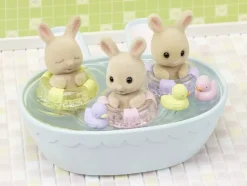 Epoch Sylvanian Families*Sylvanian Families Milk Rabbit Triplets Set DF-22 JAPAN OFFICIAL