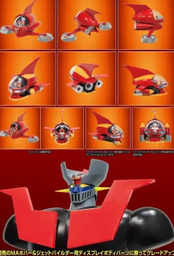 EVOLUTION TOY Figure*Metal Action Mazinger Z Hover & Jet Pilder Set Figure JAPAN