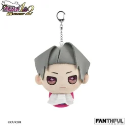 FANTHFUL Plush Toy*Ace Attorney Investigations Miles Edgeworth 7 Years Ago Plush Keychain