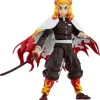 Max Factory Figure|Demon Slayer*figma Demon Slayer Kimetsu no Yaiba Kyojuro Rengoku Action Figure JAPAN ZA-71