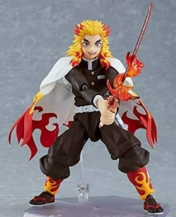 Max Factory Figure|Demon Slayer*figma Demon Slayer Kimetsu no Yaiba Kyojuro Rengoku Action Figure JAPAN ZA-71