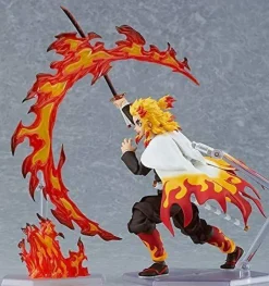 Max Factory Figure|Demon Slayer*figma Demon Slayer Kimetsu no Yaiba Kyojuro Rengoku Action Figure JAPAN ZA-71