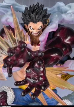 BANDAI Figure*Figuarts ZERO EXTRA BATTLE ONE PIECE Monkey D. Luffy Gear 4 Leo Bazooka Figure