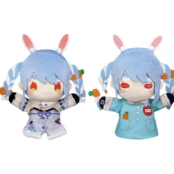 BANDAI FuRyu Hololive Usada Pekora Puppet Plush Doll 2 Set JAPAN OFFICIAL