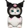 Furyu Mofusand Sanrio Characters Big Plush Doll Kuromi JAPAN OFFICIAL