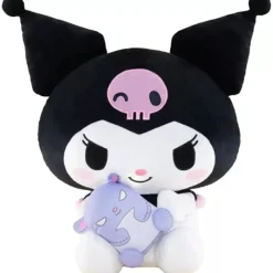 FuRyu Sanrio Kuromi Baku Cuddle Super BIG DX Plush Doll JAPAN OFFICIAL