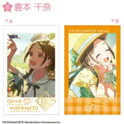 F-toys Gakuen iDOLM@STER Double Photo Card Collection 15Pack Box Candy Toy TCG JAPAN