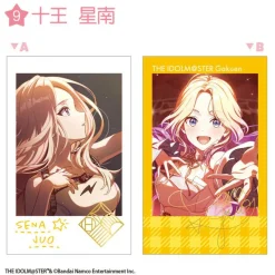 F-toys Gakuen iDOLM@STER Double Photo Card Collection 15Pack Box Candy Toy TCG JAPAN