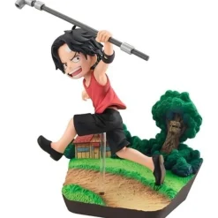 Mega House Figure*G.E.M. Series ONE PIECE RUN!RUN!RUN! Portgas D. Ace Figure JAPAN OFFICIAL