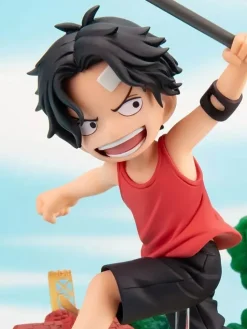 Mega House Figure*G.E.M. Series ONE PIECE RUN!RUN!RUN! Portgas D. Ace Figure JAPAN OFFICIAL