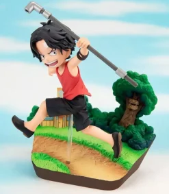 Mega House Figure*G.E.M. Series ONE PIECE RUN!RUN!RUN! Portgas D. Ace Figure JAPAN OFFICIAL