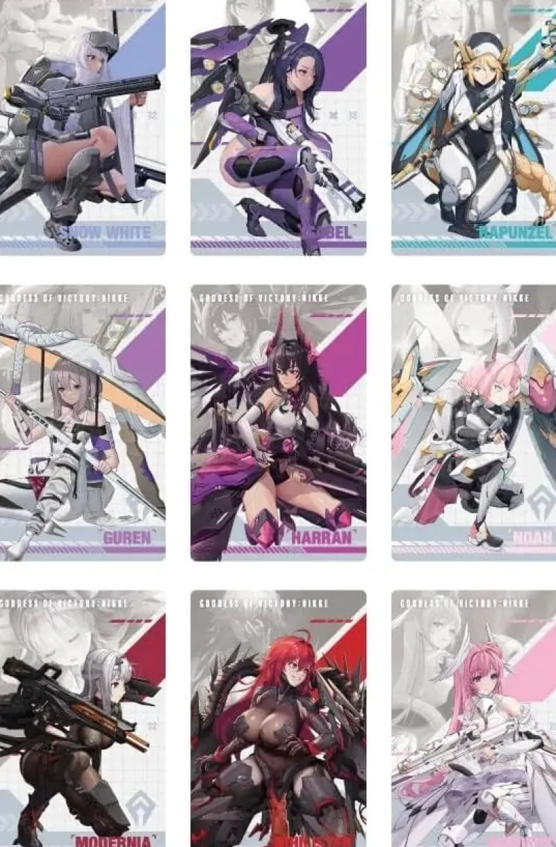 ALGERNON PRODUCT Cards*Goddess of Victory Nikke Gun Girl Metal Card Collection Booster Pack Box TCG