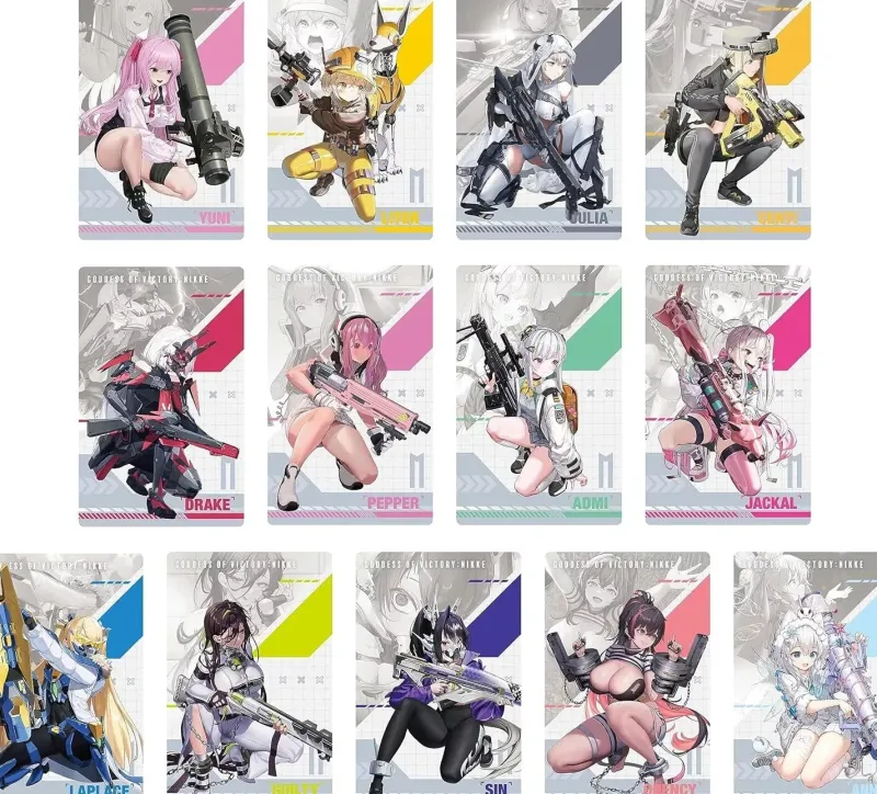ALGERNON PRODUCT Cards*Goddess of Victory Nikke Gun Girl Metal Card Collection Booster Pack Box TCG