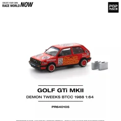 Pop Race Other Toys & Hobbies*GOLF GTI MkII TEAM DEMON TWEEKS BTCC 1988 1/64 Miniature Car JAPAN OFFICIAL